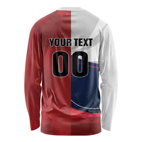 Custom Rugby France And Canada Long Sleeve Shirt Le XV de France Vs Canucks