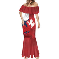Custom Rugby France And Canada Mermaid Dress Le XV de France Vs Canucks