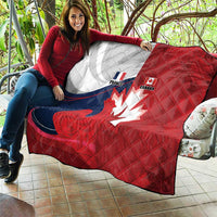 Rugby France And Canada Quilt Le XV de France Vs Canucks
