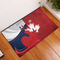 Rugby France And Canada Rubber Doormat Le XV de France Vs Canucks