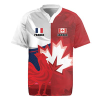 Custom Rugby France And Canada Rugby Jersey Le XV de France Vs Canucks