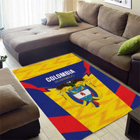 Football Colombia Area Rug Los Cafeteros Go Champions