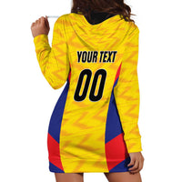 Custom Football Colombia Hoodie Dress Los Cafeteros Go Champions