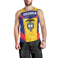 Custom Football Colombia Men Tank Top Los Cafeteros Go Champions