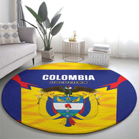 Football Colombia Round Carpet Los Cafeteros Go Champions