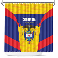 Football Colombia Shower Curtain Los Cafeteros Go Champions