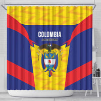 Football Colombia Shower Curtain Los Cafeteros Go Champions