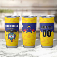 Custom Football Colombia Tumbler Cup Los Cafeteros Go Champions