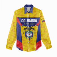 Custom Football Colombia Women Casual Shirt Los Cafeteros Go Champions