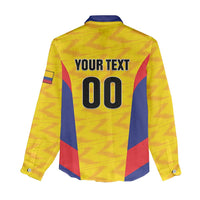 Custom Football Colombia Women Casual Shirt Los Cafeteros Go Champions