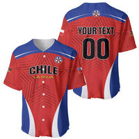 Custom Football Chile Football Baseball Jersey La Roja Go Champions