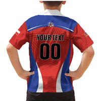 Custom Football Chile Football Family Matching Mermaid Dress and Hawaiian Shirt La Roja Go Champions