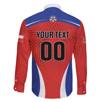 Custom Football Chile Football Family Matching Puletasi and Hawaiian Shirt La Roja Go Champions