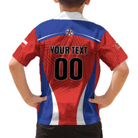 Custom Football Chile Football Family Matching Tank Maxi Dress and Hawaiian Shirt La Roja Go Champions