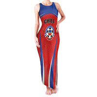 Custom Football Chile Football Family Matching Tank Maxi Dress and Hawaiian Shirt La Roja Go Champions