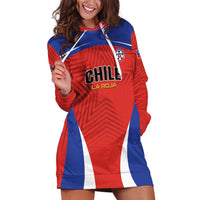 Custom Football Chile Football Hoodie Dress La Roja Go Champions