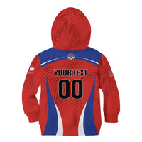 Custom Football Chile Football Kid Hoodie La Roja Go Champions