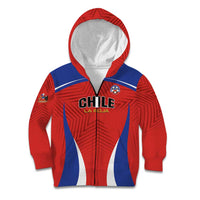 Custom Football Chile Football Kid Hoodie La Roja Go Champions