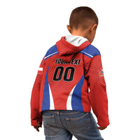 Custom Football Chile Football Kid Hoodie La Roja Go Champions