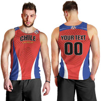 Custom Football Chile Football Men Tank Top La Roja Go Champions