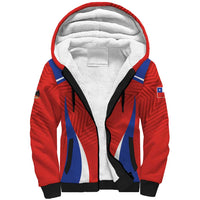 Custom Football Chile Football Sherpa Hoodie La Roja Go Champions