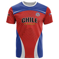 Custom Football Chile Football T Shirt La Roja Go Champions