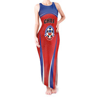 Custom Football Chile Football Tank Maxi Dress La Roja Go Champions