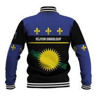 Guadeloupe Baseball Jacket Rejyon Gwadloup Black Version