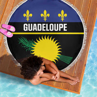 Guadeloupe Beach Blanket Rejyon Gwadloup Black Version
