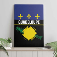 Guadeloupe Canvas Wall Art Rejyon Gwadloup Black Version