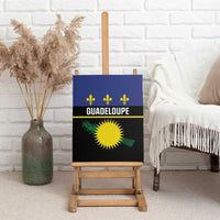 Guadeloupe Canvas Wall Art Rejyon Gwadloup Black Version