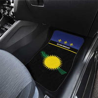 Guadeloupe Car Mats Rejyon Gwadloup Black Version