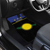 Guadeloupe Car Mats Rejyon Gwadloup Black Version