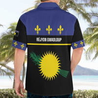 Guadeloupe Hawaiian Shirt Rejyon Gwadloup Black Version