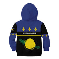 Guadeloupe Kid Hoodie Rejyon Gwadloup Black Version