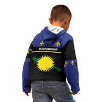 Guadeloupe Kid Hoodie Rejyon Gwadloup Black Version