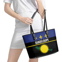 Guadeloupe Leather Tote Bag Rejyon Gwadloup Black Version