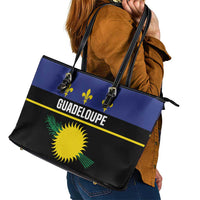 Guadeloupe Leather Tote Bag Rejyon Gwadloup Black Version