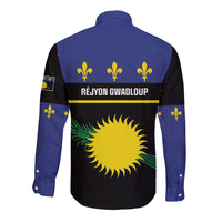 Guadeloupe Long Sleeve Button Shirt Rejyon Gwadloup Black Version