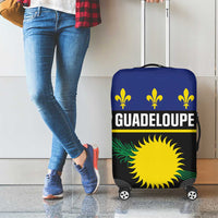 Guadeloupe Luggage Cover Rejyon Gwadloup Black Version