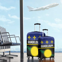 Guadeloupe Luggage Cover Rejyon Gwadloup Black Version