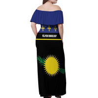 Guadeloupe Off Shoulder Maxi Dress Rejyon Gwadloup Black Version