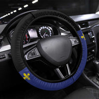 Guadeloupe Steering Wheel Cover Rejyon Gwadloup Black Version