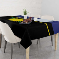 Guadeloupe Tablecloth Rejyon Gwadloup Black Version