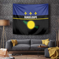 Guadeloupe Tapestry Rejyon Gwadloup Black Version
