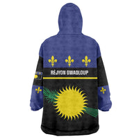 Guadeloupe Wearable Blanket Hoodie Rejyon Gwadloup Black Version