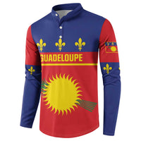 Guadeloupe Button Sweatshirt Rejyon Gwadloup Red Version