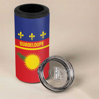 Guadeloupe 4 in 1 Can Cooler Tumbler Rejyon Gwadloup Red Version