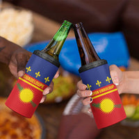 Guadeloupe 4 in 1 Can Cooler Tumbler Rejyon Gwadloup Red Version