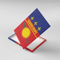 Guadeloupe Canvas Wall Art Rejyon Gwadloup Red Version